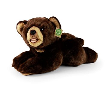 

RAPPA Plyšový medvěd ležící 32 cm, Eco-Friendly