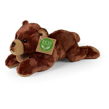 

RAPPA Plyšový medvěd ležící 18 cm, Eco-Friendly