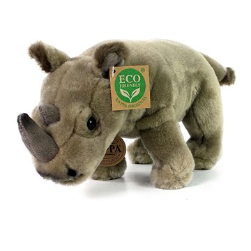 

RAPPA Plyšový nosorožec stojící 23 cm, Eco-Friendly