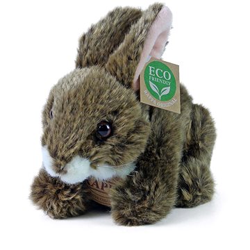 

RAPPA Plyšový králík hnědý ležící 17 cm, Eco-Friendly