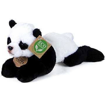 

RAPPA Plyšová panda ležící 18 cm, Eco-Friendly