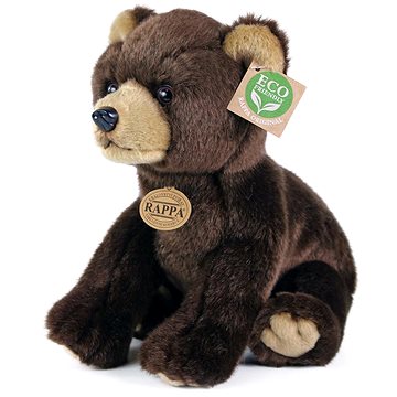 

RAPPA Plyšový medvěd sedící 25 cm, Eco-Friendly