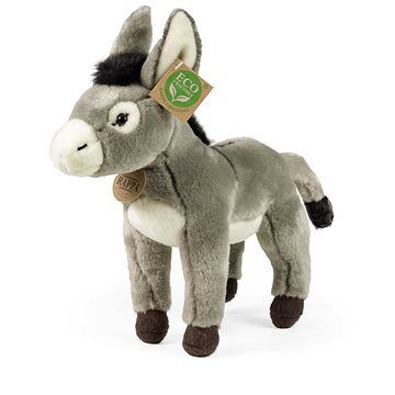 

RAPPA Plyšový osel stojící 24 cm, Eco-Friendly