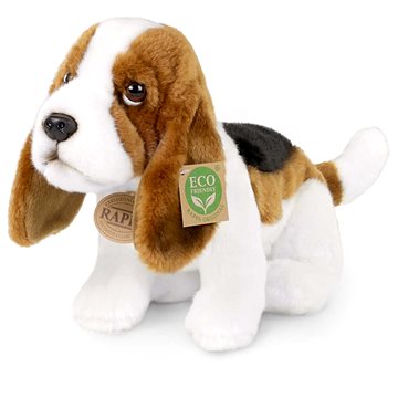 

RAPPA Plyšový basset 32 cm, Eco-Friendly