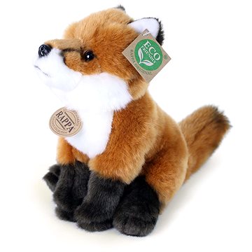 

RAPPA Plyšová liška sedící 21 cm, Eco-Friendly