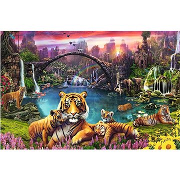 

RAVENSBURGER Puzzle Tygři v ráji 3000 dílků