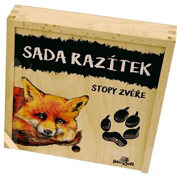 Razítka Lesní svět - stopy zvěře
