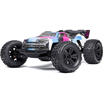 

Arrma Kraton 6S V6 BLX 1:8 4WD RTR modré/růžové