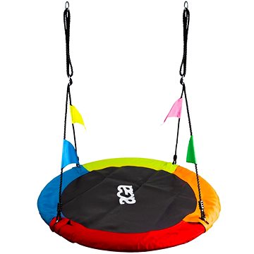 

Aga Závěsný houpací kruh 120 cm čtyřbarevný s vlajkami