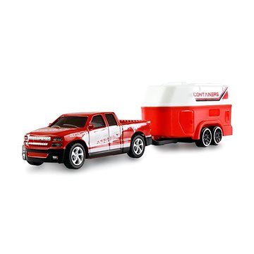 

Amewi Pickup s přívěsem pro koně 1:64