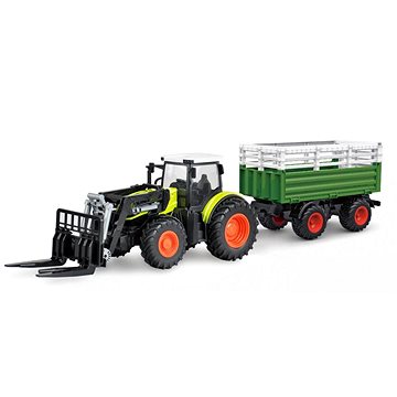 

Amewi RC Traktor čelní nakladač s XL příslušenstvím, světla, zvuk, 1:24
