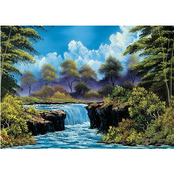 

Schmidt Puzzle Bob Ross Vodopád na pasece 1000 dílků