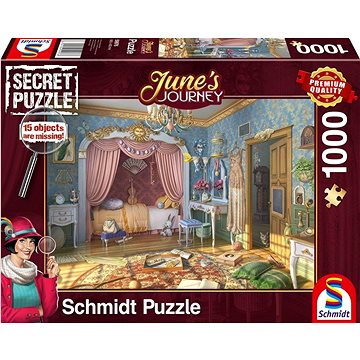 

Schmidt Secret puzzle June's Journey: Ložnice slečny June 1000 dílků