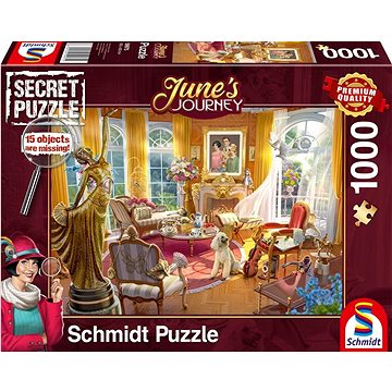 

Schmidt Secret puzzle June's Journey: Salon orchidejového panství 1000 dílků