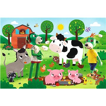 

Trefl Puzzle Treflíci na farmě Maxi, 24 dílků