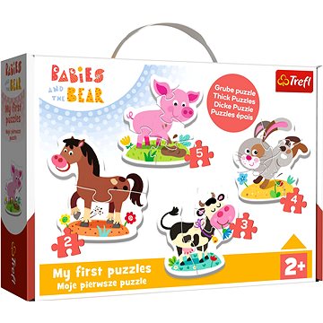

Trefl Baby puzzle Na farmě 4 v 1 (2, 3, 4, 5 dílků)