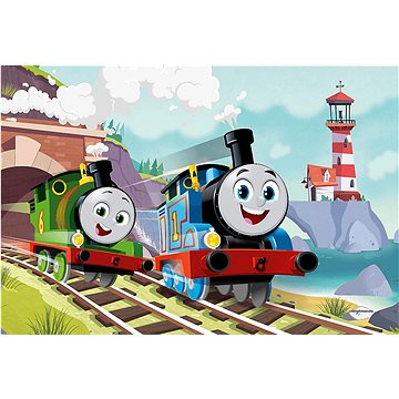 

Trefl Puzzle Mašinka Tomáš Tom a Percy na kolejích Maxi 24 dílků
