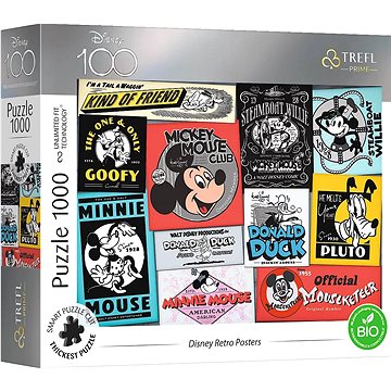 

Trefl Puzzle UFT Disney 100 let: Retro plakáty 1000 dílků