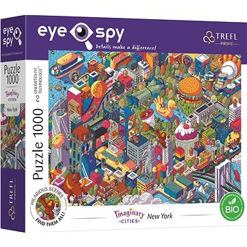 

Trefl Puzzle UFT Eye-Spy Imaginary Cities: New York, USA 1000 dílků
