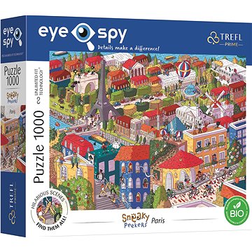 

Trefl Puzzle UFT Eye-Spy Sneaky Peekers: Paříž 1000 dílků