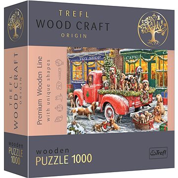 

Trefl Wood Craft Origin puzzle Santovi malí pomocníci 1000 dílků