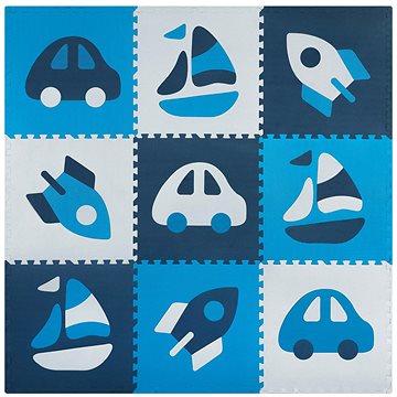 

Ricokids Pěnová podložka, puzzle 9 ks, 180 × 180 cm, modrá