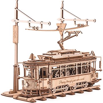

ROBOTIME Rokr 3D dřevěné puzzle Tramvaj 374 dílků
