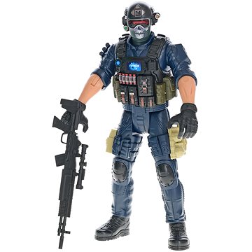 

MIKRO-TRADING Panáček kloubový SWAT team 30 cm se zbraní