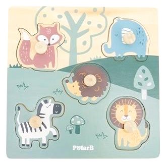 

PolarB Dřevěná vkládačka - zvířátka