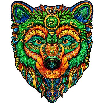 

Woodlika - Dřevěné puzzle české výroby: Moudrý medvěd