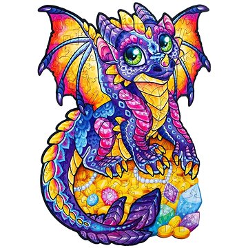 

Woodlika - Dřevěné puzzle české výroby: Začarovaný drak