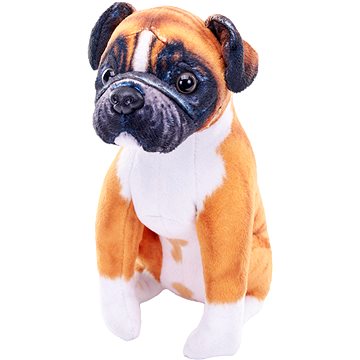 

Wild Republic Plyš pes se zvukem Boxer 14cm
