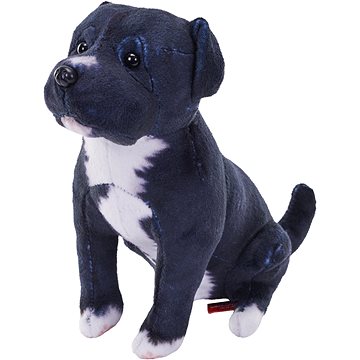 

Wild Republic Plyš pes se zvukem černý Pitbull 14cm