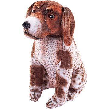 

Wild Republic Plyš pes se zvukem Německý ohař 14cm