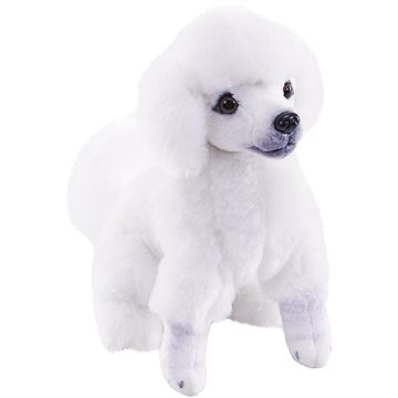 

Wild Republic Plyš pes se zvukem Pudl bílý 14cm