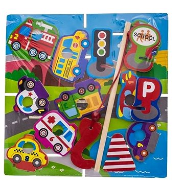 

Dřevěné zábavné puzzle, na chytání a vkládaní TULIMI - doprava