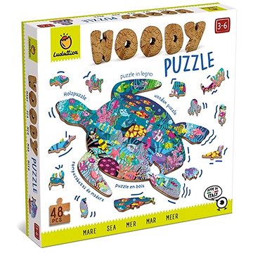 

Ludattica Woody Moře, dřevěné puzzle, 48 dílků
