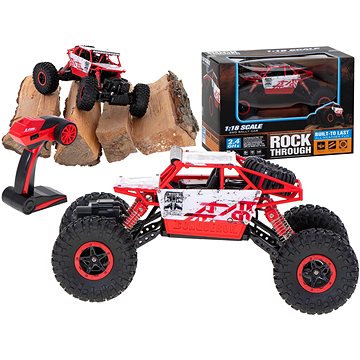 

RC auto Rock Crawler HB 2.4GHz 1:18 červené