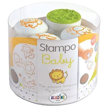 Aladine Razítka pro nejmenší Safari 4 ks