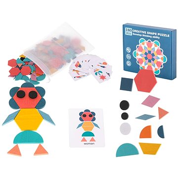

MG Shape Montessori dřevěné puzzle 180 ks