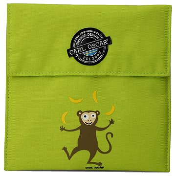 Carl Oscar Pack n' Snack - obal na sendvič/ovoce/zeleninu, limetková