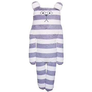 

SCANquilt plyšák FRIEND - CRAFTHOLIC Sloth M pruhy bílošedý