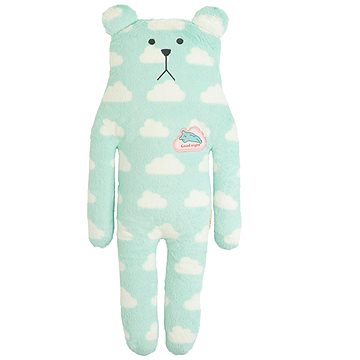 

SCANquilt plyšák FRIEND - CRAFTHOLIC Sloth M obláčky tyrkysovobílý