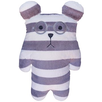 

SCANquilt plyšák FRIEND - CRAFTHOLIC Sloth JR pruhy bílošedý