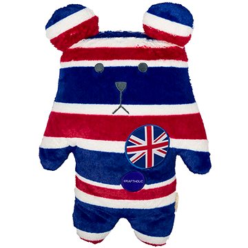 

SCANquilt plyšák FRIEND - CRAFTHOLIC Sloth JR pruhy červenomodrobílý