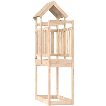 

Shumee Hrací věž 52,5 × 110,5 × 214 cm masivní borové dřevo