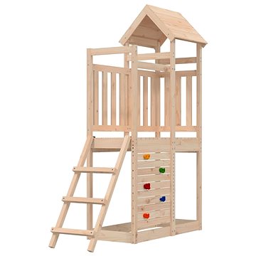 

Shumee Dětské hřiště na zahradu 52,5 × 110,5 × 214 cm masivní borové dřevo
