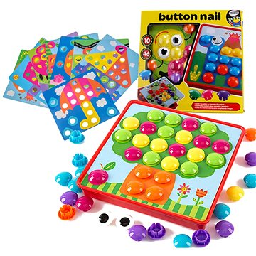

Button Nail vzdělávací mozaika 57 ks
