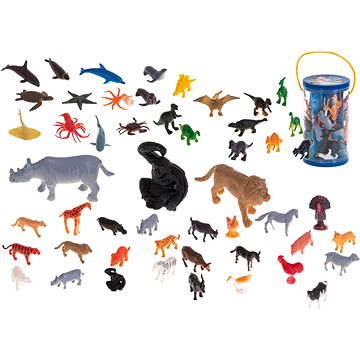 

Figurky mořská zvířata divocí dinosauři mix 48 ks
