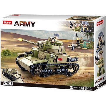 

Sluban Army M38-B0711 Střední italský tank 2v1